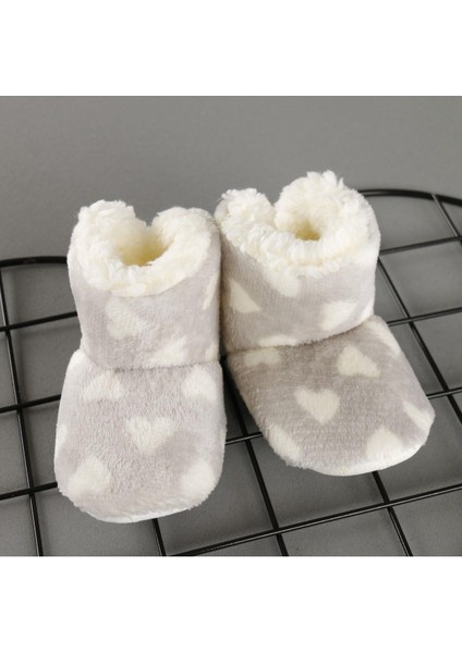 Kaydırmaz Tabanlı Kalp Baskılı Çocuk Bebek Panduf Unisex fiyatları