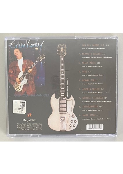 Erkin Koray Gün Ola Harman Ola CD (Jelatininde Sıfır Orijnal Cd) fiyatları