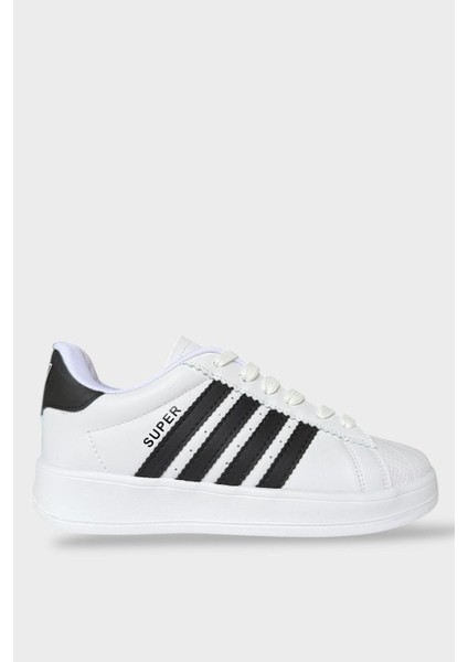 Unisex Günlük Spor Ayakkabı Beyaz Siyah