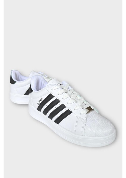 Unisex Günlük Spor Ayakkabı Beyaz Siyah modelleri