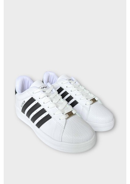 Unisex Günlük Spor Ayakkabı Beyaz Siyah indirimleri