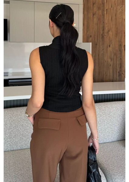 Ön Bağlamalı Triko Yelek P-00018222 fırsatları