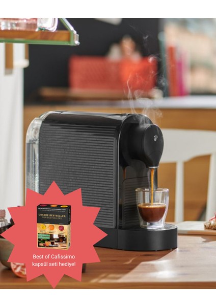 Pratik Kahve Makinesi ve Kapsül Seti, Hediye Seçeneği ile Keyifli Kahve Deneyimi