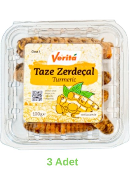 Taze Zerdeçal 100 gr 3 Adet
