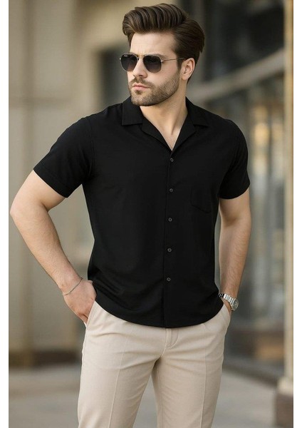 Iki Iplik Kumaş Gömlek - Siyah fiyatları