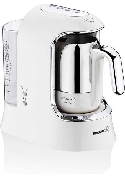 Aqua Kahve Makinesi Vanilya Krom Bej, Şık ve Kullanışlı Kahve Keyfi