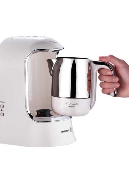 Aqua Kahve Makinesi Vanilya Krom Bej, Şık ve Kullanışlı Kahve Keyfi fiyatları