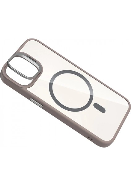 Apple iPhone 11 Remim Lensli Magsafe Standlı Kapak - Titan Gri indirimleri