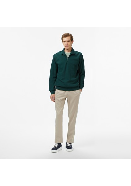 Erkek Yeşil Classic Fit Sweatshirt K57092T.3YG modelleri