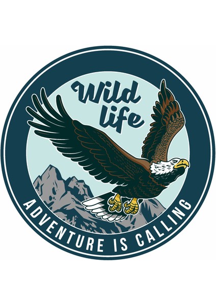 Kartal - Vahşi Hayat - Adventure - 4x4 - Off Road - Kamp - Doğa - Sticker 02022