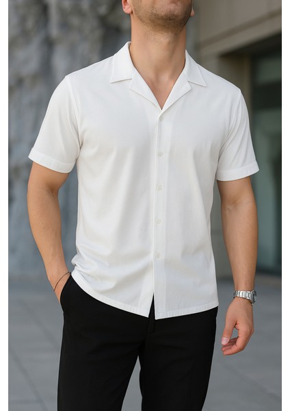 Iki Iplik Kumaş Gömlek - Beyaz modelleri