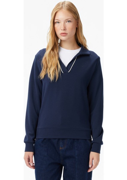 Kadın Lacivert Regular Fit Sweatshirt 57K304T.4VN