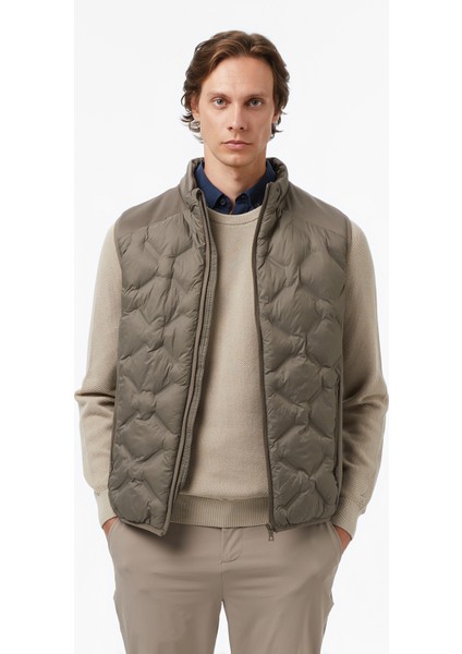 Erkek Kahverengi Regular Fit Yelek J57026T.3BB