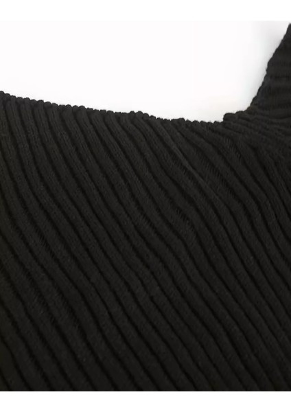 Omuz Açık Kabartmalı Kadın Triko Kazak P-00018476 modelleri