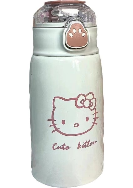 Yüksek Değerli Sevimli Yalıtımlı Hasır Bardak Paslanmaz Çelik Taşınabilir Öğrenci Su Bardağı (Yurt Dışından)