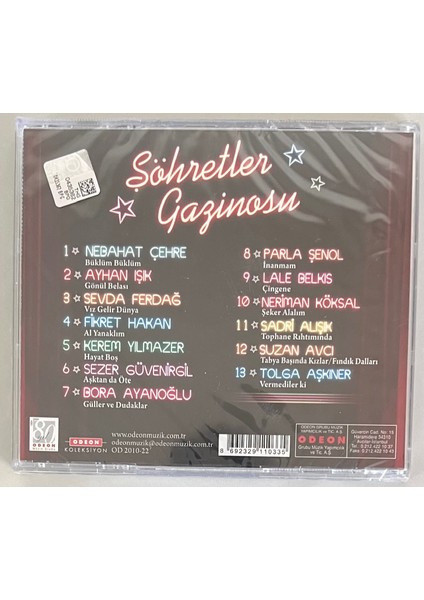 Şöhretler Gazinosu CD (Jelatininde Sıfır Orijnal Dönem Baskı Cd) fiyatları
