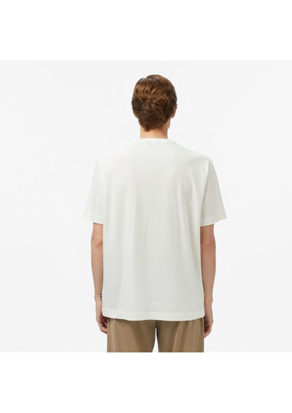 Erkek Krem Regular Fit Çizgili T-Shirt V55326T.1MA fiyatları