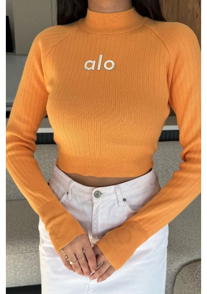 Ön Baskılı Crop Top Triko Bluz (S,m,l Uyumludur) P-00018189 fiyatları