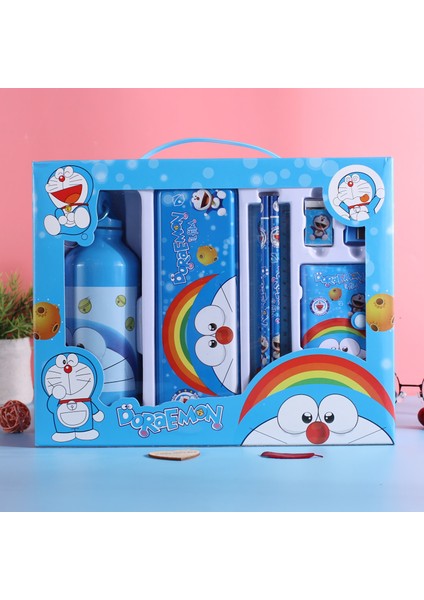 Sanrio Doraemon Kırtasiye Seti Hediye Kutusu Okul Malzemeleri Kuromi Doraemon Kırtasiye Seti 8 Parça