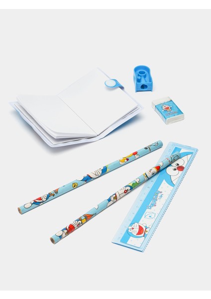 Sanrio Doraemon Kırtasiye Seti Hediye Kutusu Okul Malzemeleri Kuromi Doraemon Kırtasiye Seti 8 Parça indirimleri