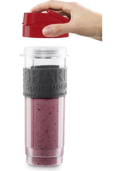 Taşınabilir Çiftli Smoothie Blender 300W 570ML Kırmızı - AR1120 modelleri