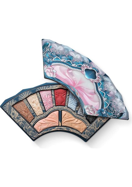 Floral Beijing Opera Makyaj Paleti Charming Aria 18.2gr