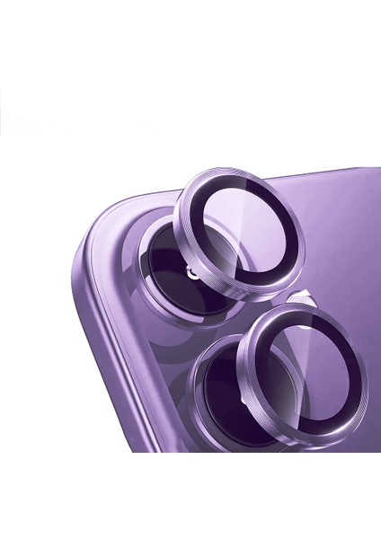 Iphone 17 Şeffaf Mika Magsafe Kılıf + Antistatik Hayalet Ekran Koruyucu + Kamera Koruyucu Mor