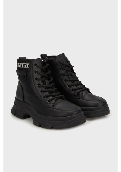 Kalın Tabanlı Fermuarlı Bot Bayan Bot 38925K3107 modelleri