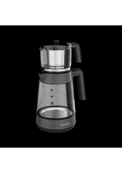 Gri Renkli 1900 W Cam Çay Makinesi, Şık ve Pratik Kullanım Için Ideal