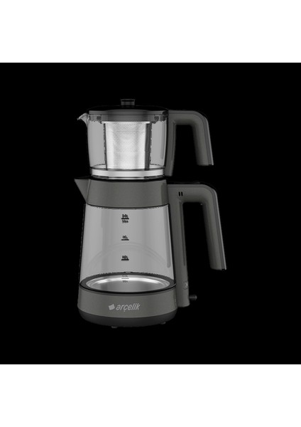 Gri Renkli 1900 W Cam Çay Makinesi, Şık ve Pratik Kullanım Için Ideal modelleri
