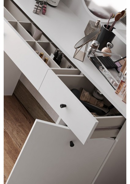 Harmony Iki Çekmeceli Makyaj Masası (Kare Aynalı) fırsatları