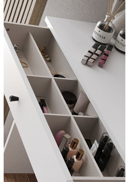 Harmony Iki Çekmeceli Makyaj Masası (Kare Aynalı) indirimleri