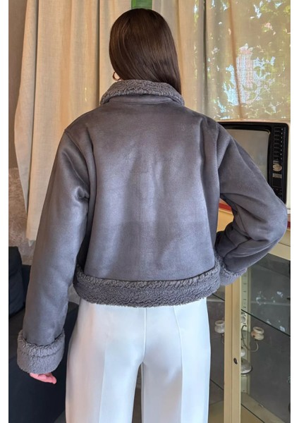 Içi Peluşlu Kadın Nubuk Mont P-00018395 indirimleri