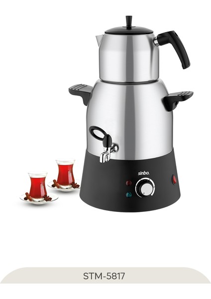 Elektrikli Çelik Semaver Çay Makinesi Beyaz 5817 fiyatları