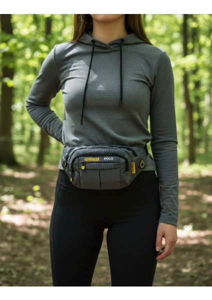 Suntrend Su Geçirmez Unisex Çapraz Askılı Kulaklık Çıkışlı Omuz ve Bel Çantası
