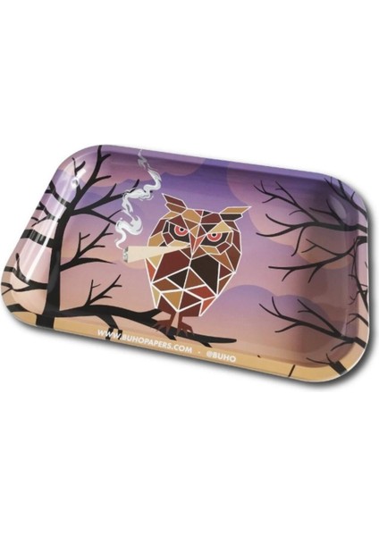 Büyük Metal Tepsi Buho Fumeta