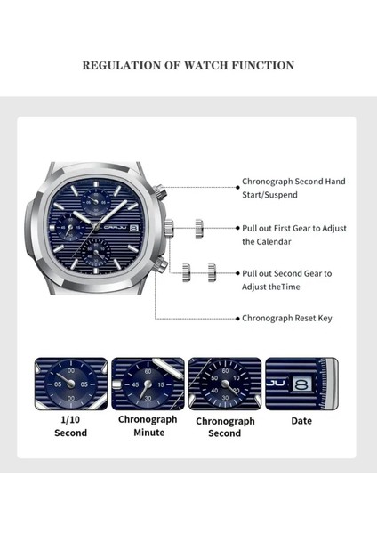 Business Class Full Fonksiyon Aktif Çelik Erkek Kol Saati fırsatları