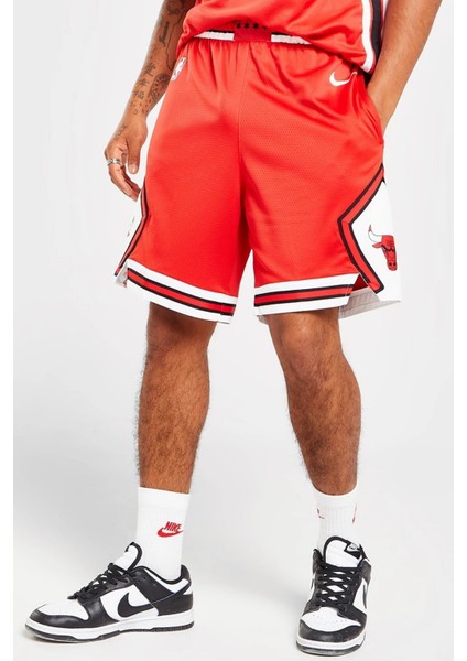 Dri Fit Nba Chicago Bulls Swingman Shorts Erkek Basketbol Şort Kırmızı