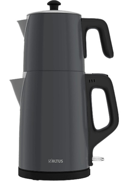 Gri Renkli Çay Makinesi, Hızlı ve Pratik Kullanım, Şık Tasarım