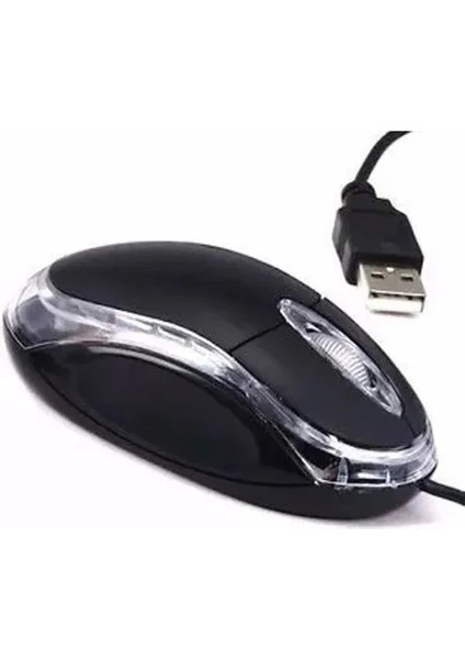 USB Optik Mouse Pc Dizüstü Bilgisayar 3 Düğmeli Kompakt MOU143 fırsatları