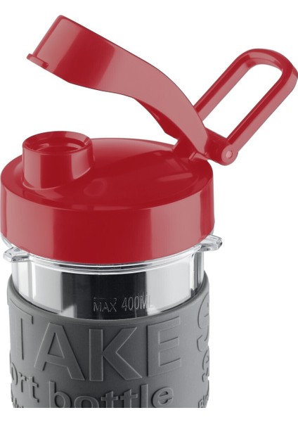 Kişisel Smoothie Blender 300W Buz Kırma 570ML Kırmızı AR1120