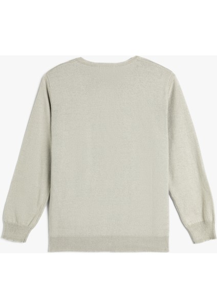 Basic Triko Hırka Yuvarlak Yaka Düğmeli Uzun Kollu modelleri