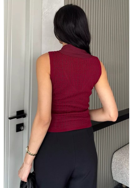 Ön Bağlamalı Triko Yelek P-00018222 fırsatları