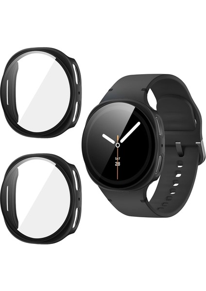 Galaxy Watch 8 40MM ile Uyumlu 2 Adet Sert Kasa ve Ekran Koruyucu Kılıf – Darbeye Dayanıklı, Şeffaf ve Ince Tasarım