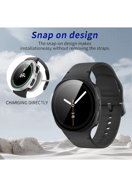 Galaxy Watch 8 40MM ile Uyumlu 2 Adet Sert Kasa ve Ekran Koruyucu Kılıf – Darbeye Dayanıklı, Şeffaf ve Ince Tasarım fırsatları