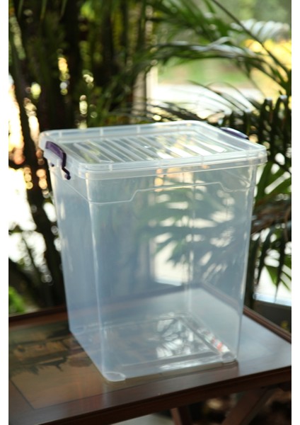 Şeffaf 30L Kilitli Düzenleme Kabı, Saklama ve Organizasyon Için Ideal Seçenek fiyatları