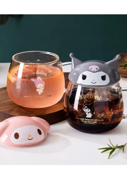 Sevimli Karikatür Cam Bardak, Kapaklı, Şeffaf, Kabarcık Detaylı, Çay, Ev, Süt Kullanımı Için modelleri