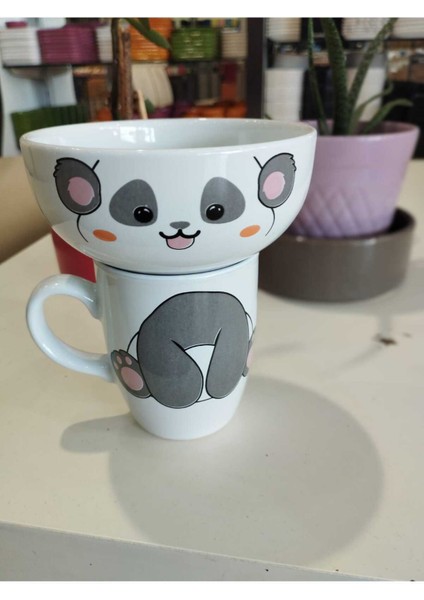 Beyaz Seramik Kupa ve Kase Takımı, Şık ve Kullanışlı 2 Parça Set fırsatları