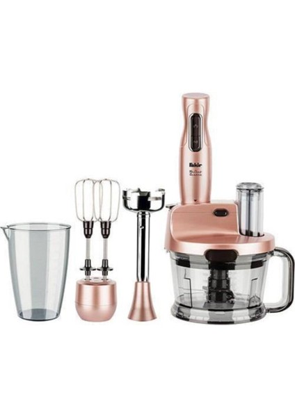 Beyaz Mr Chef Quadro Blender Seti, Şık ve Kullanışlı Mutfak Arkadaşı