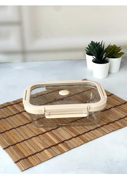 1040 ml Kilitli Cam Saklama Kabı, Pratik ve Şık Saklama Çözümü